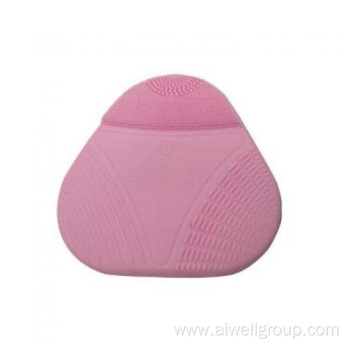 Clear skin cleansing silicone face brush